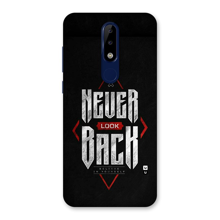 Never Look Back Diamond Back Case for Nokia 5.1 Plus