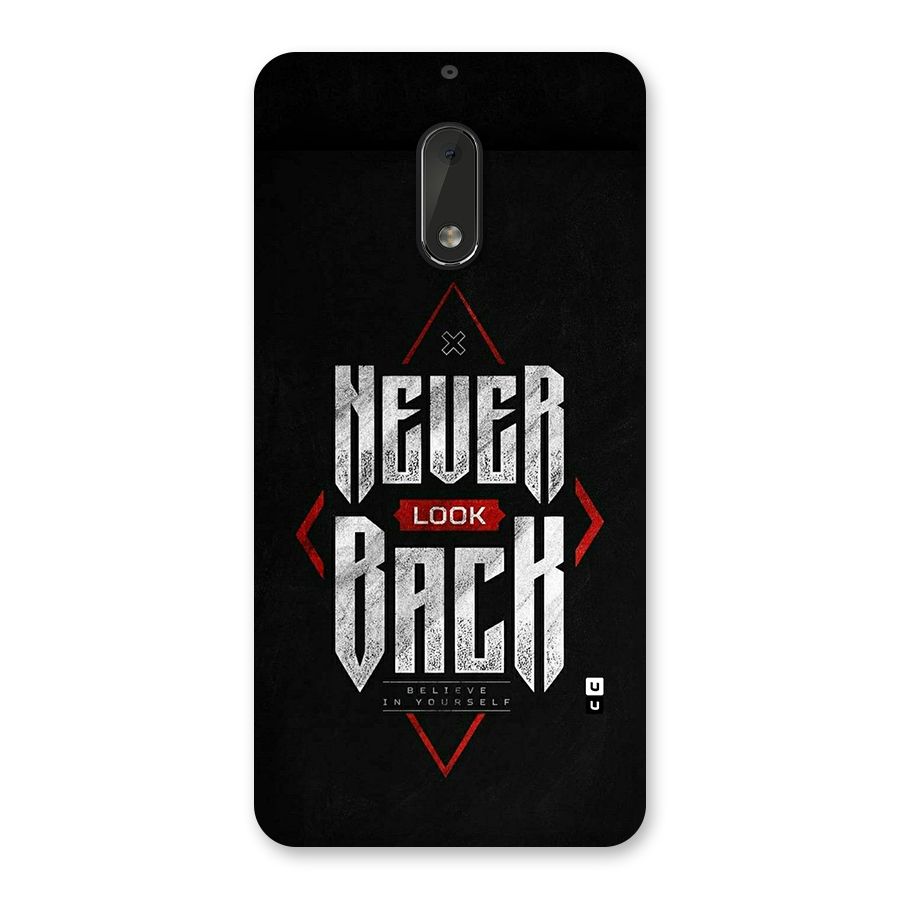 Never Look Back Diamond Back Case for Nokia 6