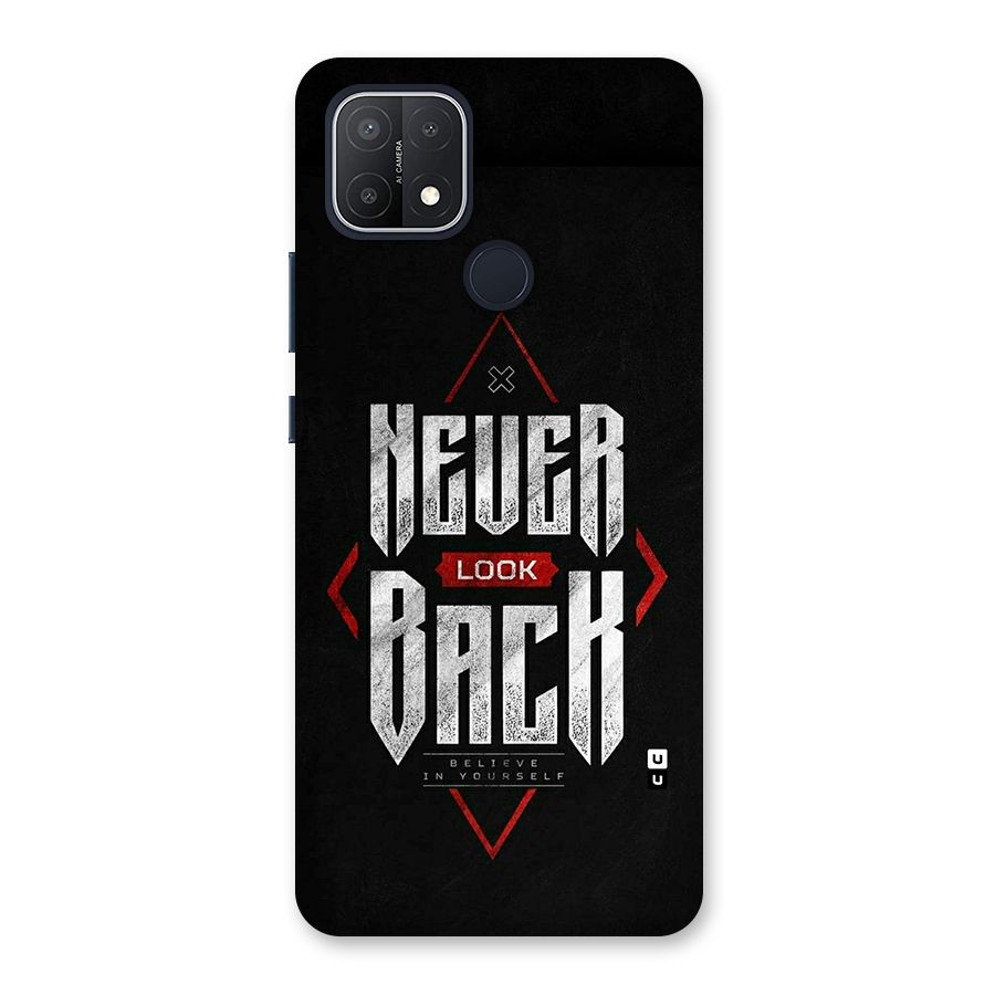Never Look Back Diamond Back Case for Oppo A15