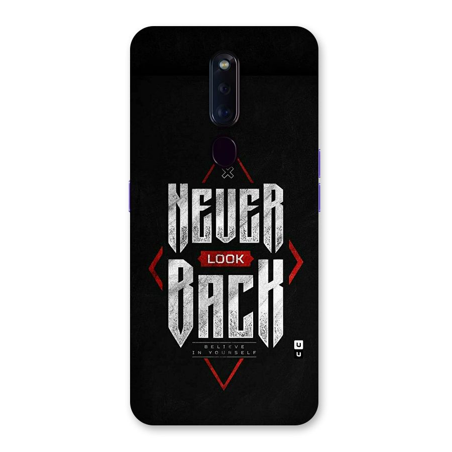Never Look Back Diamond Back Case for Oppo F11 Pro