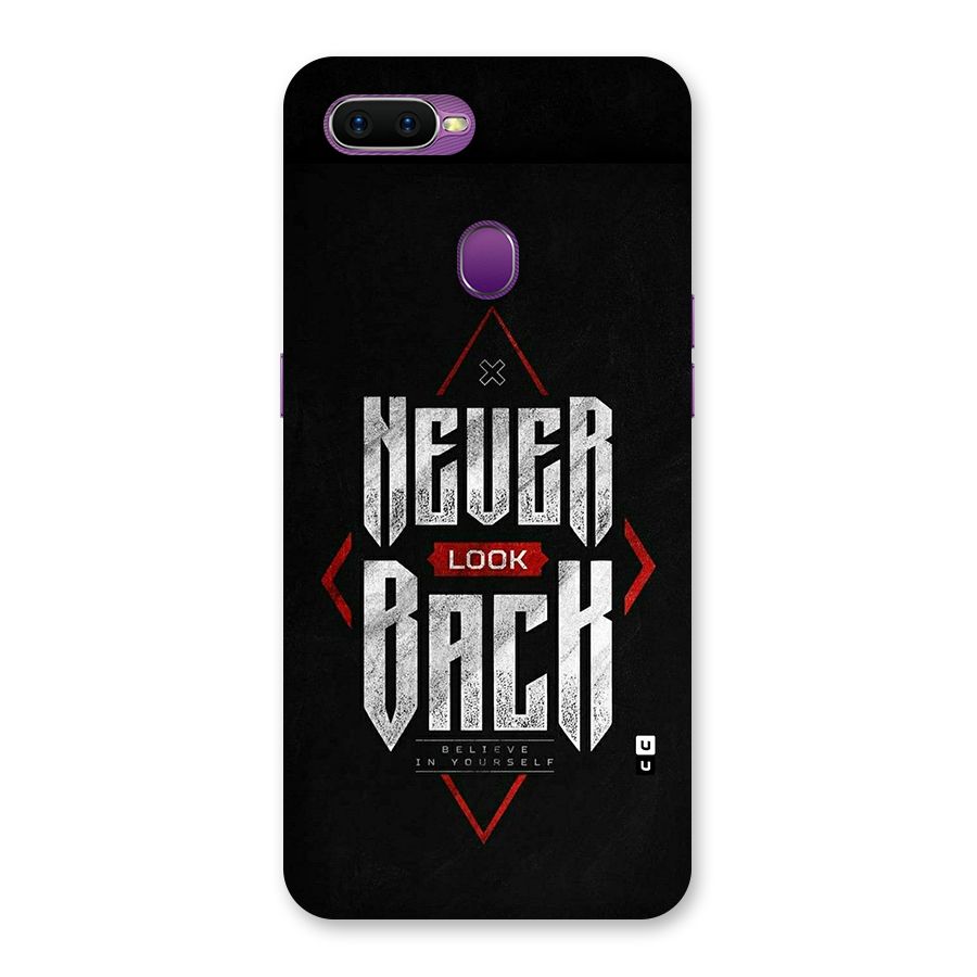 Never Look Back Diamond Back Case for Oppo F9