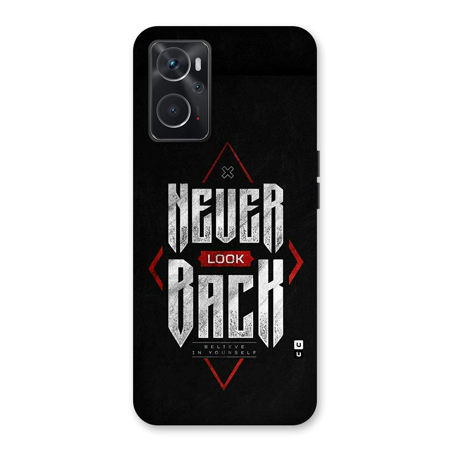 Never Look Back Diamond Back Case for Oppo K10 4G