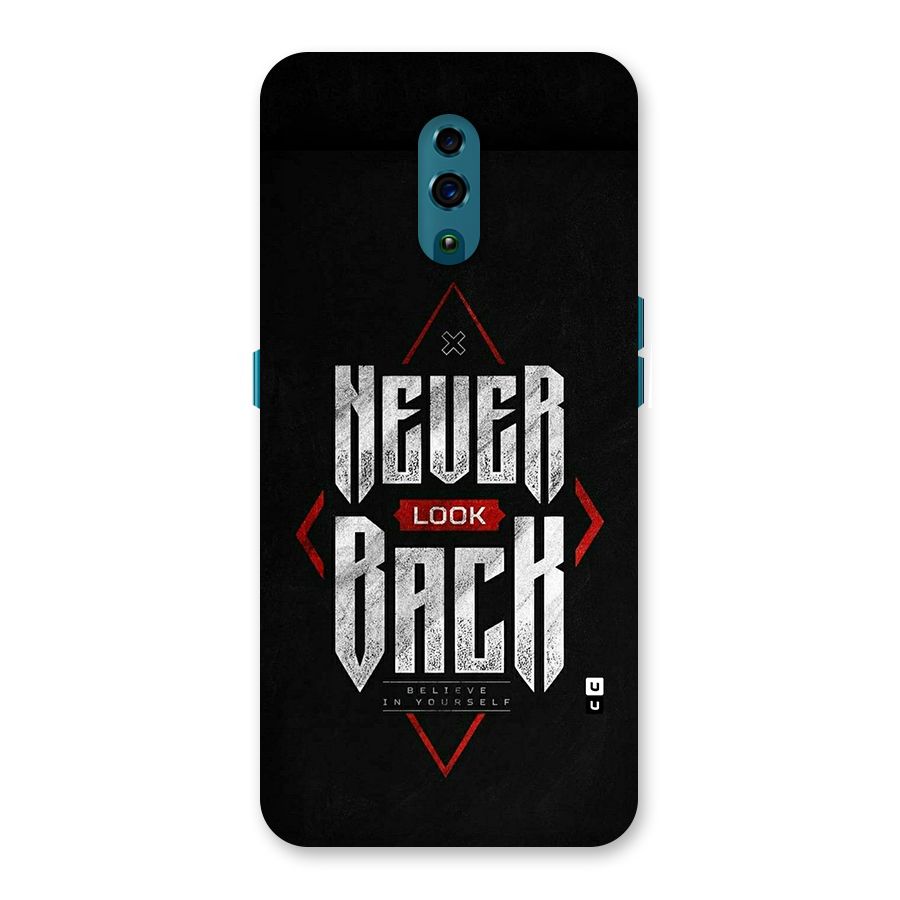 Never Look Back Diamond Back Case for Oppo Reno