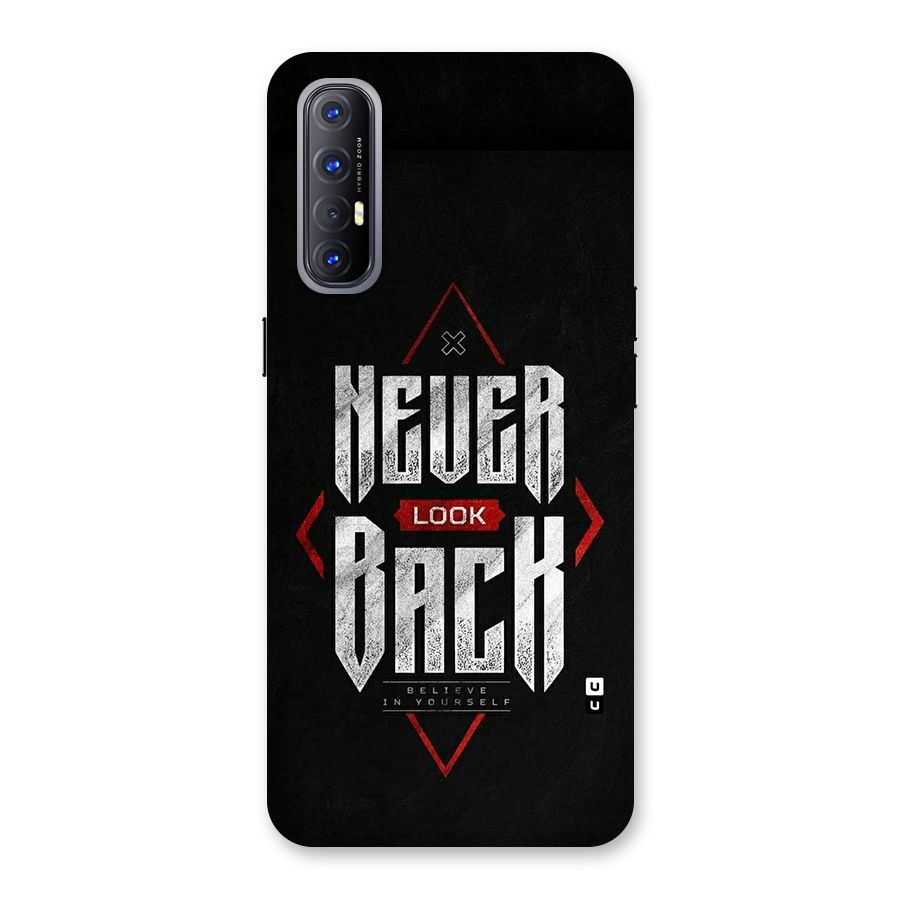 Never Look Back Diamond Back Case for Oppo Reno3 Pro