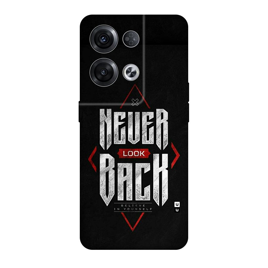 Never Look Back Diamond Back Case for Oppo Reno8 Pro 5G