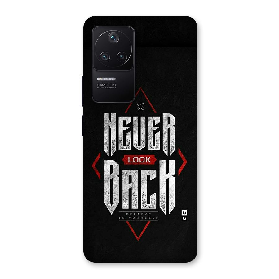 Never Look Back Diamond Back Case for Poco F4 5G