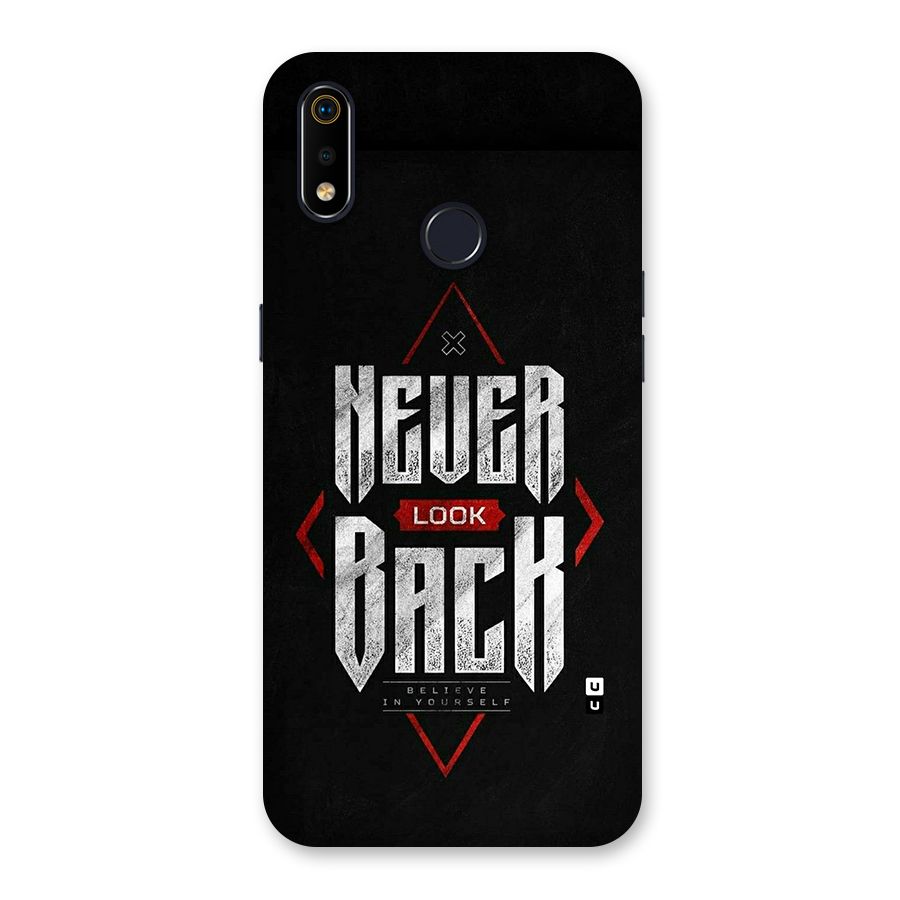 Never Look Back Diamond Back Case for Realme 3i