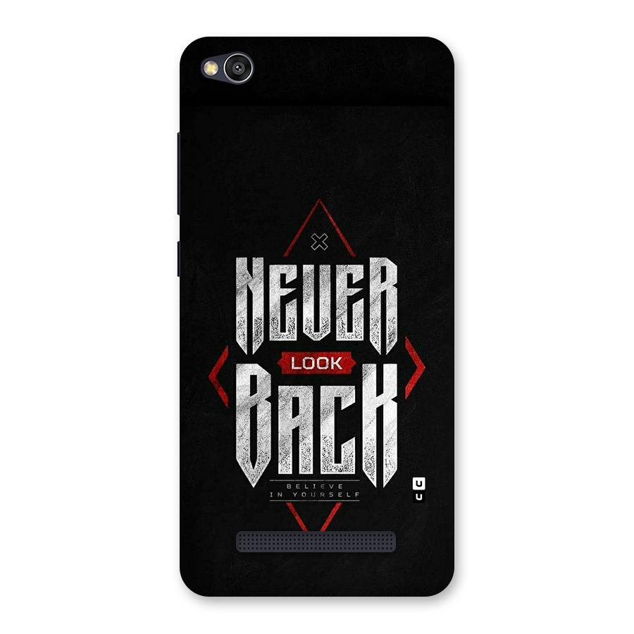 Never Look Back Diamond Back Case for Redmi 4A