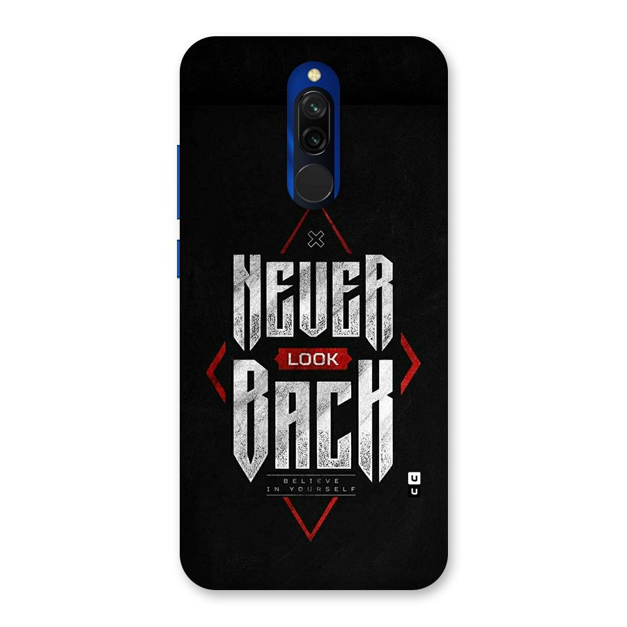 Never Look Back Diamond Back Case for Redmi 8