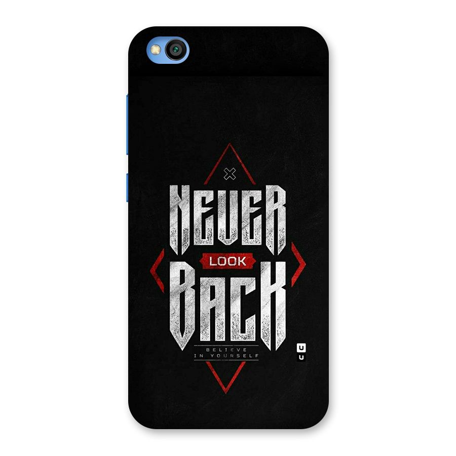 Never Look Back Diamond Back Case for Redmi Go