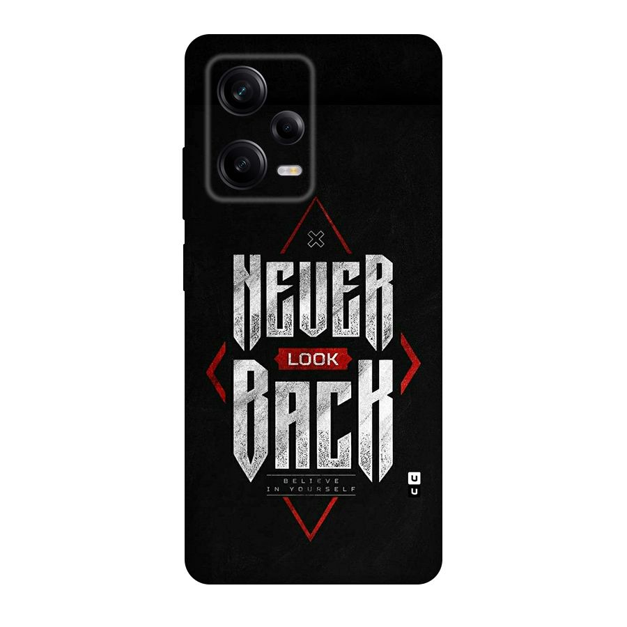 Never Look Back Diamond Back Case for Redmi Note 12 Pro