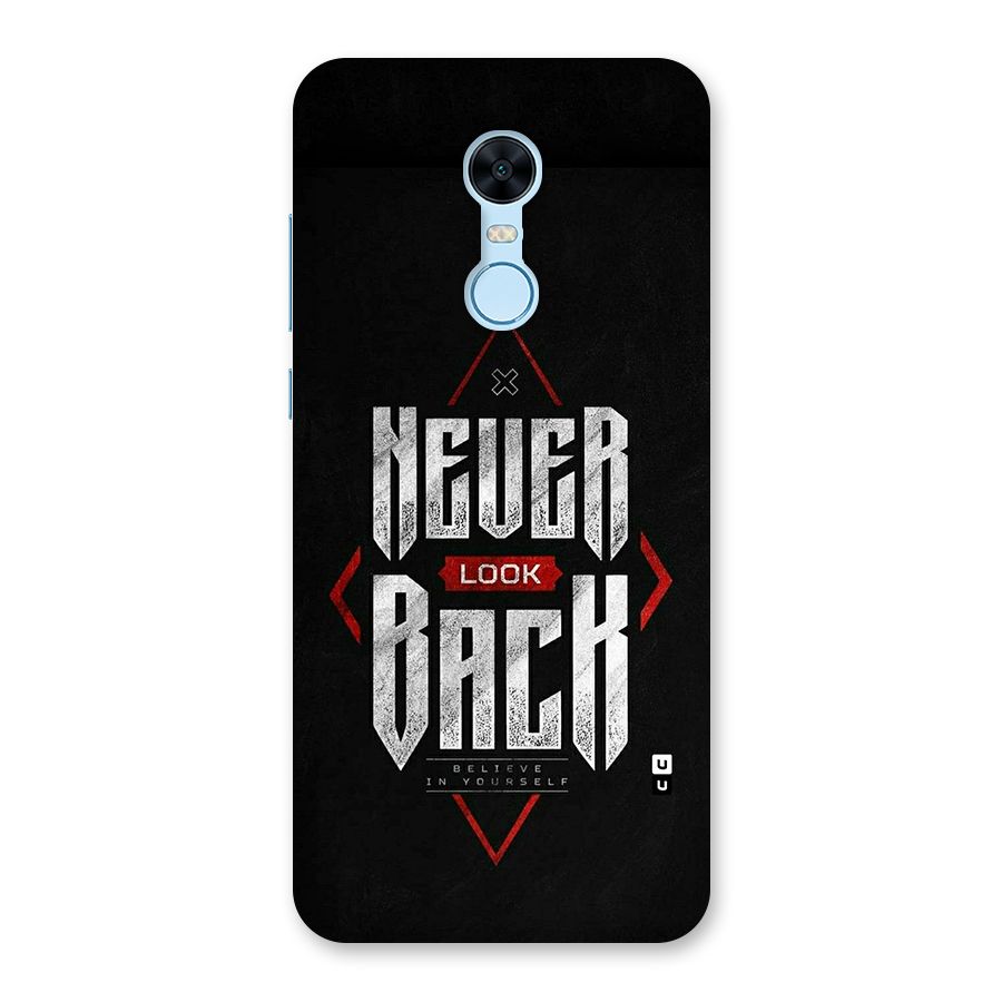 Never Look Back Diamond Back Case for Redmi Note 5