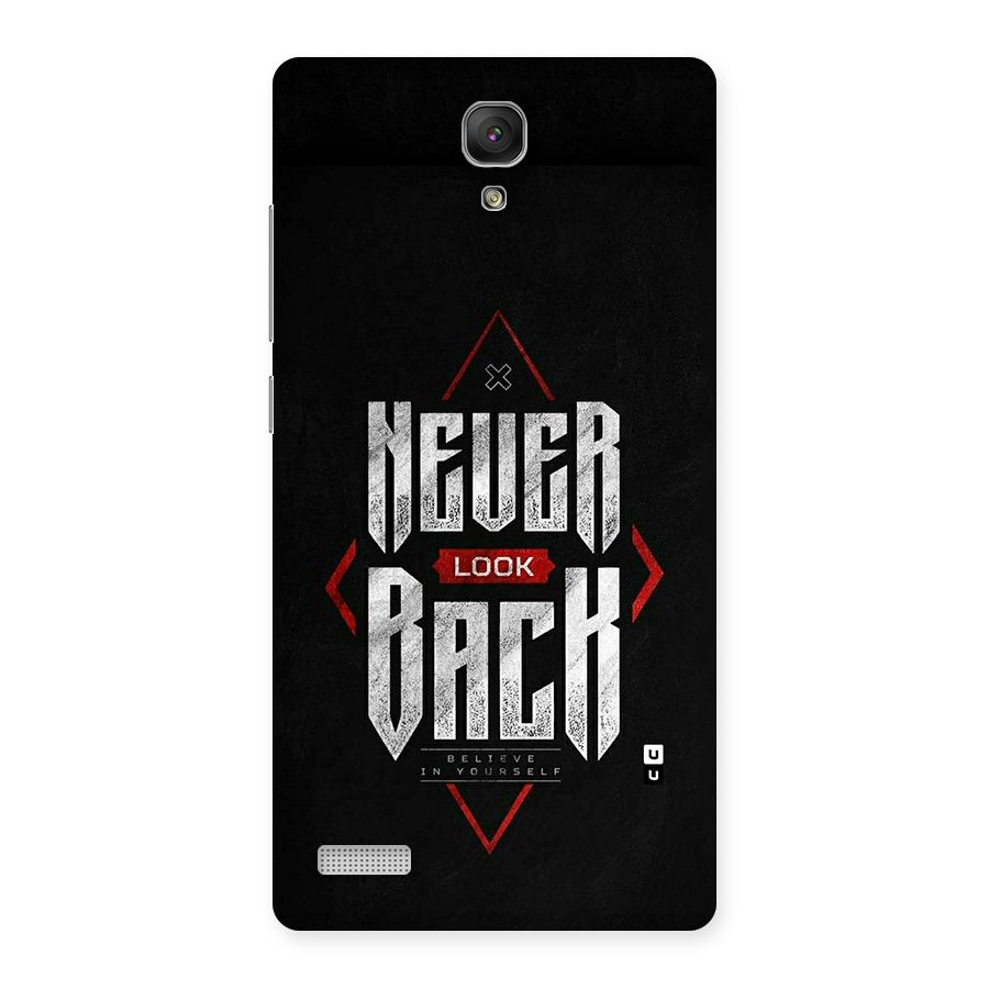Never Look Back Diamond Back Case for Redmi Note Prime