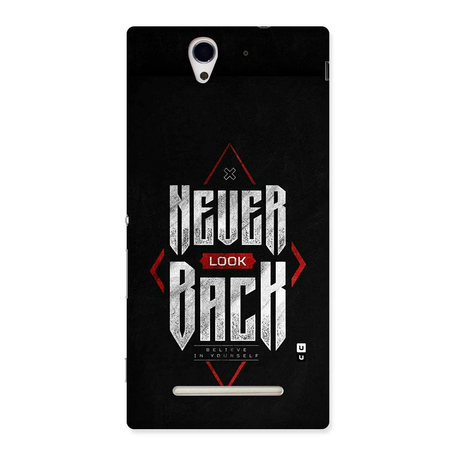 Never Look Back Diamond Back Case for Xperia C3