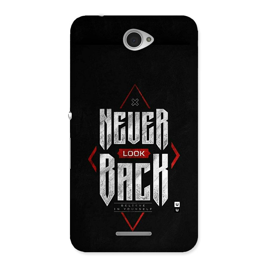 Never Look Back Diamond Back Case for Xperia E4