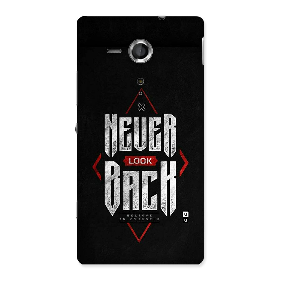 Never Look Back Diamond Back Case for Xperia Sp
