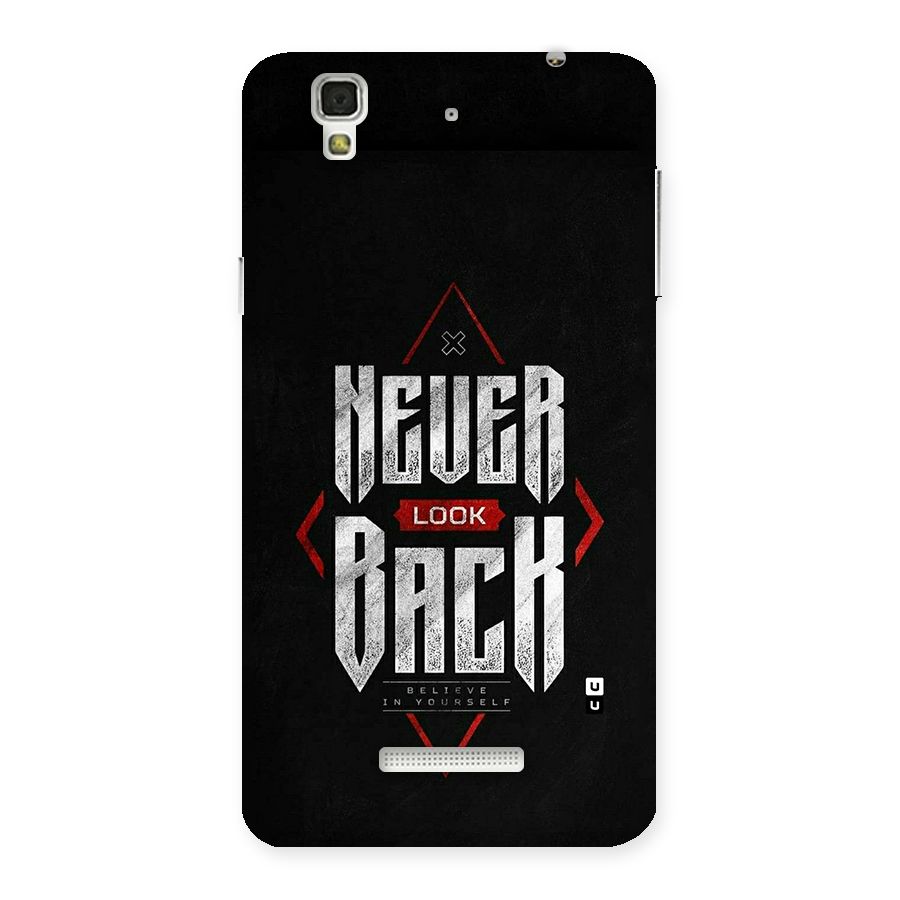 Never Look Back Diamond Back Case for YU Yureka Plus