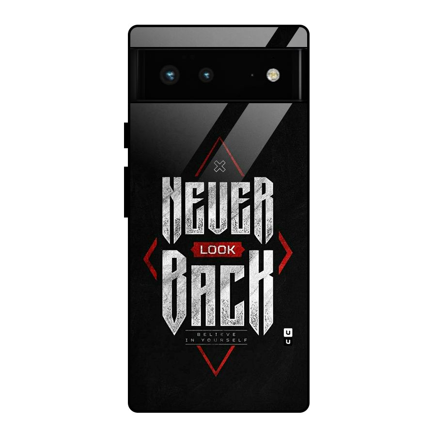 Never Look Back Diamond Glass Back Case for Google Pixel 6