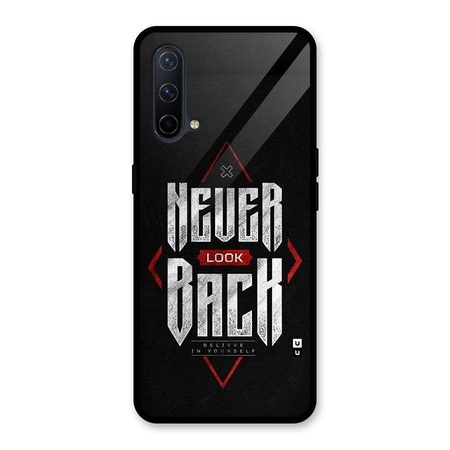 Never Look Back Diamond Glass Back Case for OnePlus Nord CE 5G