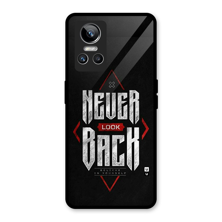 Never Look Back Diamond Glass Back Case for Realme GT Neo 3