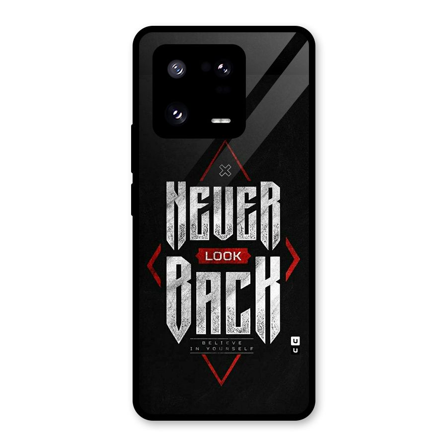 Never Look Back Diamond Glass Back Case for Xiaomi 13 Pro