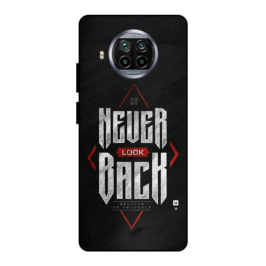 Never Look Back Diamond Metal Back Case for Mi 10i