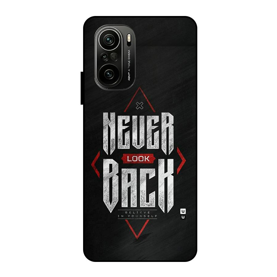 Never Look Back Diamond Metal Back Case for Mi 11X Pro