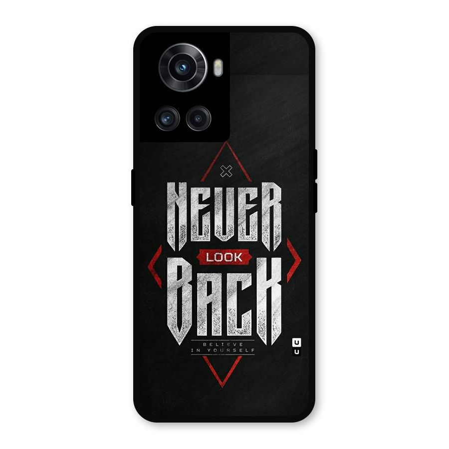 Never Look Back Diamond Metal Back Case for OnePlus 10R