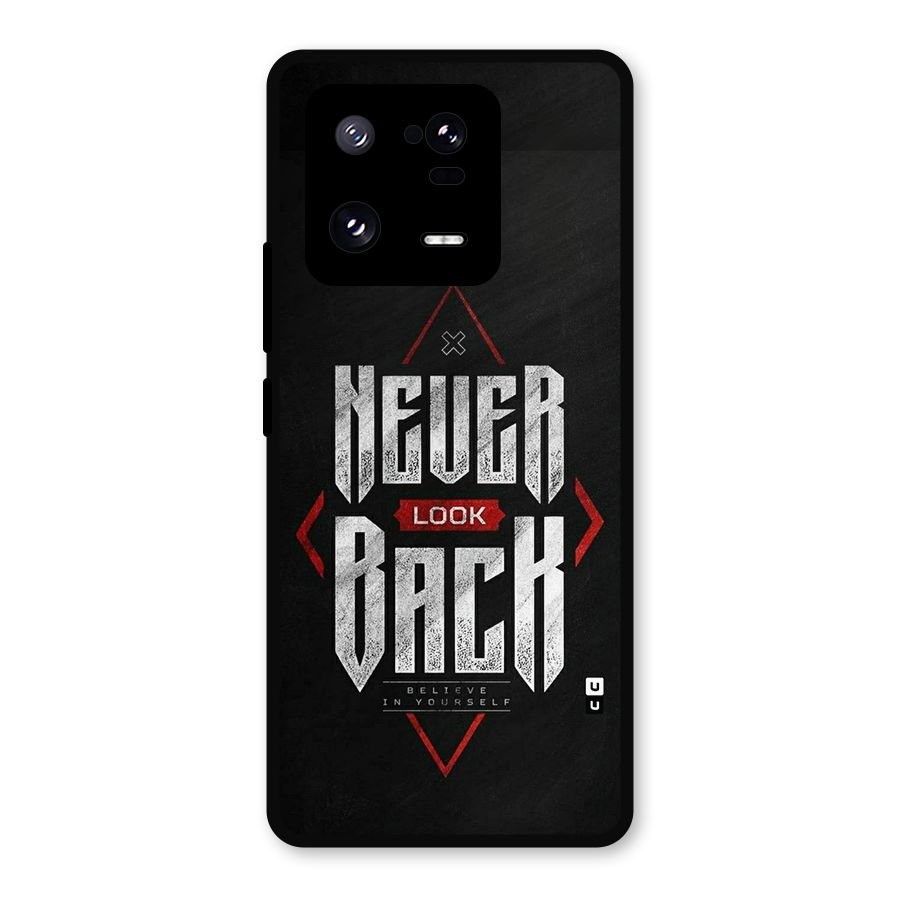 Never Look Back Diamond Metal Back Case for Xiaomi 13 Pro