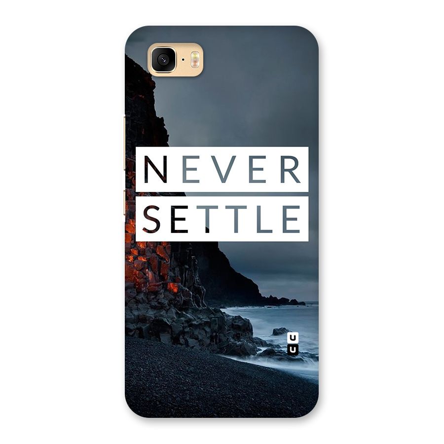 Never Settle Dark Beach Back Case for Zenfone 3s Max