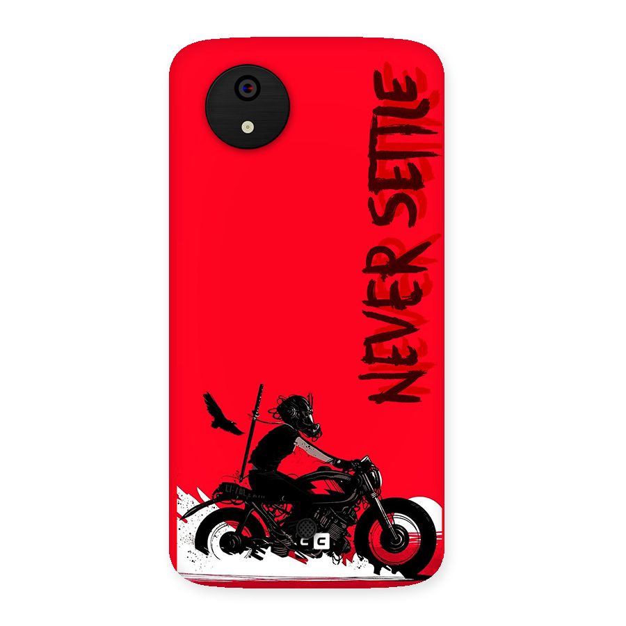 Never Settle Ride Back Case for Canvas A1  AQ4501