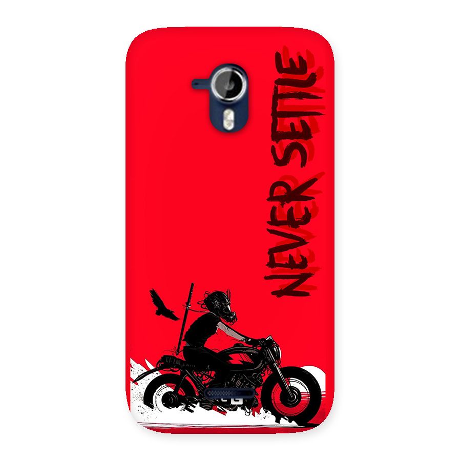 Never Settle Ride Back Case for Canvas Magnus A117