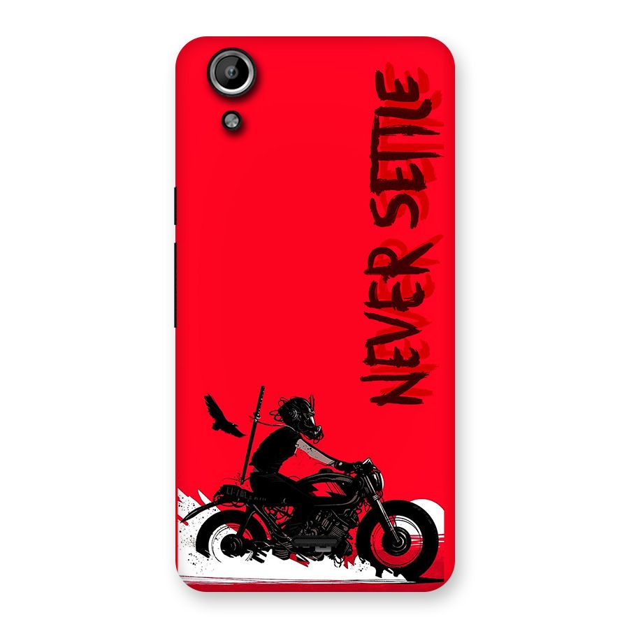 Never Settle Ride Back Case for Canvas Selfie Lens Q345
