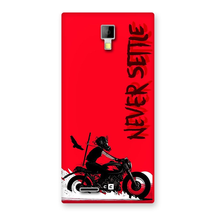 Never Settle Ride Back Case for Canvas Xpress A99