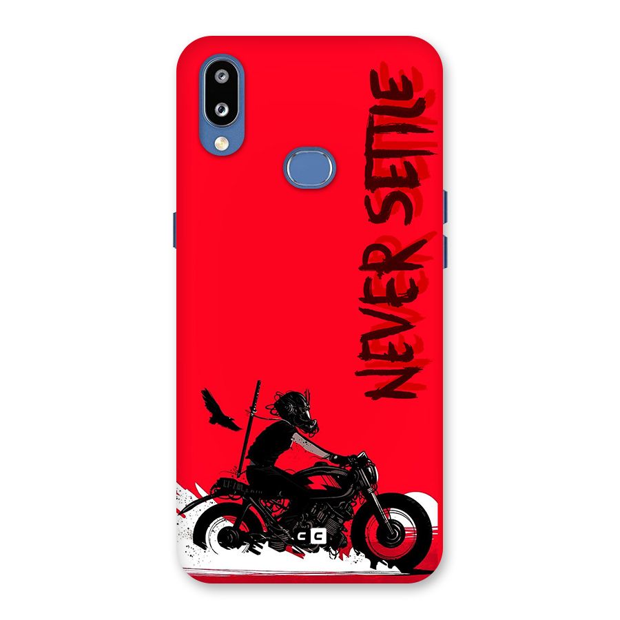 Never Settle Ride Back Case for Galaxy M01s