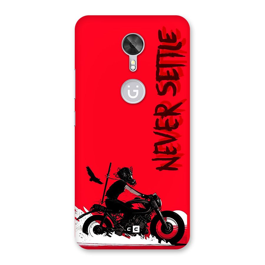 Never Settle Ride Back Case for Gionee A1