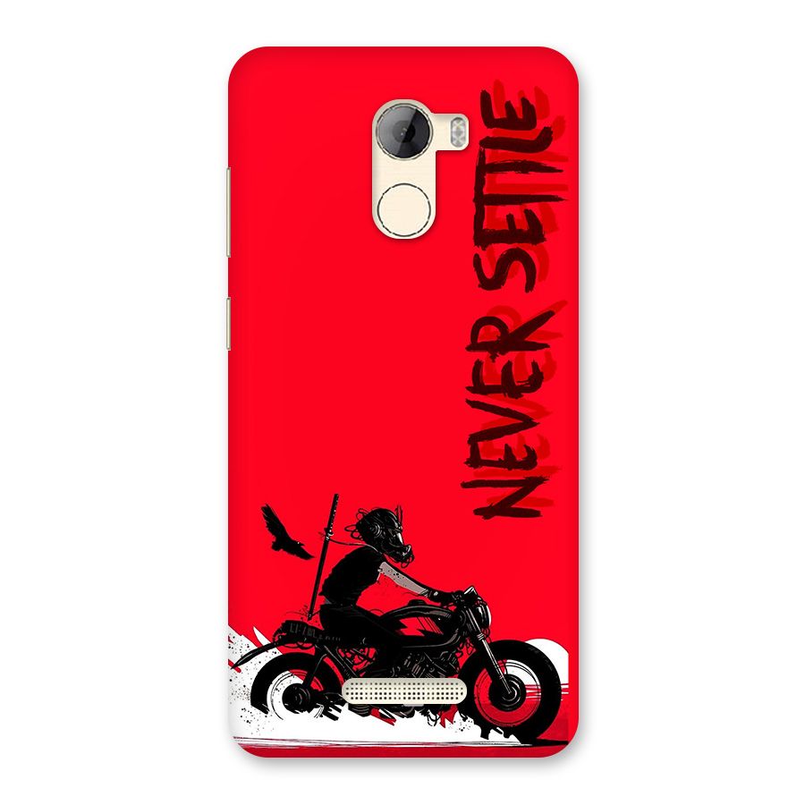 Never Settle Ride Back Case for Gionee A1 LIte