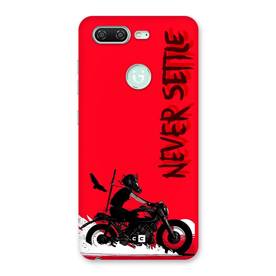 Never Settle Ride Back Case for Gionee S10