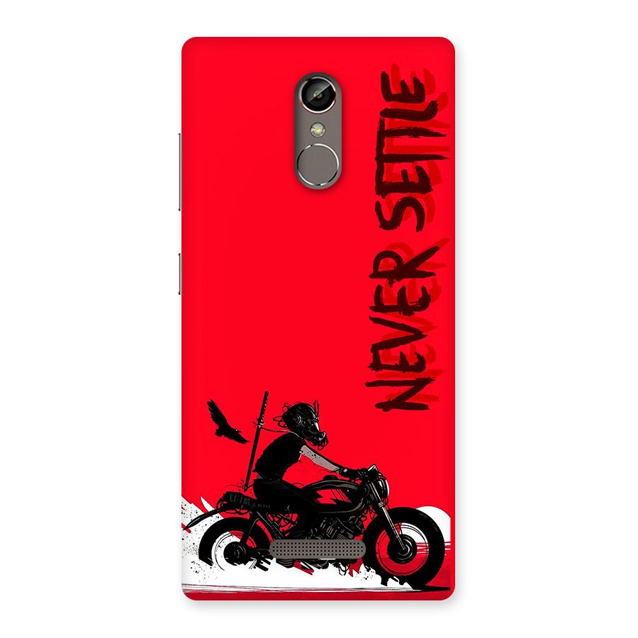 Never Settle Ride Back Case for Gionee S6s