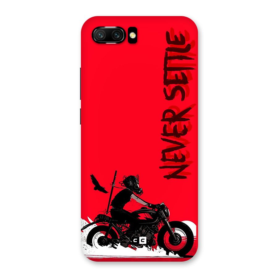 Never Settle Ride Back Case for Honor 10