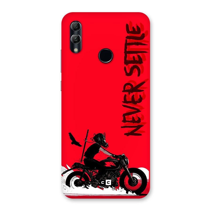 Never Settle Ride Back Case for Honor 10 Lite