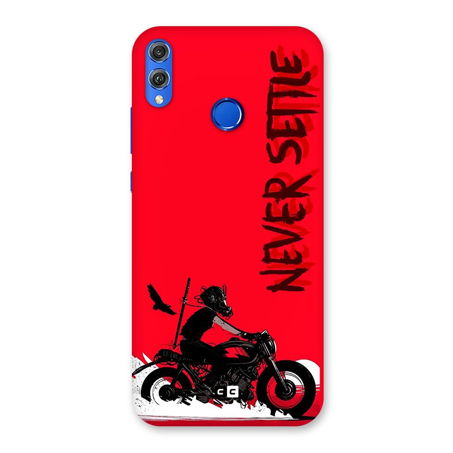 Never Settle Ride Back Case for Honor 8X
