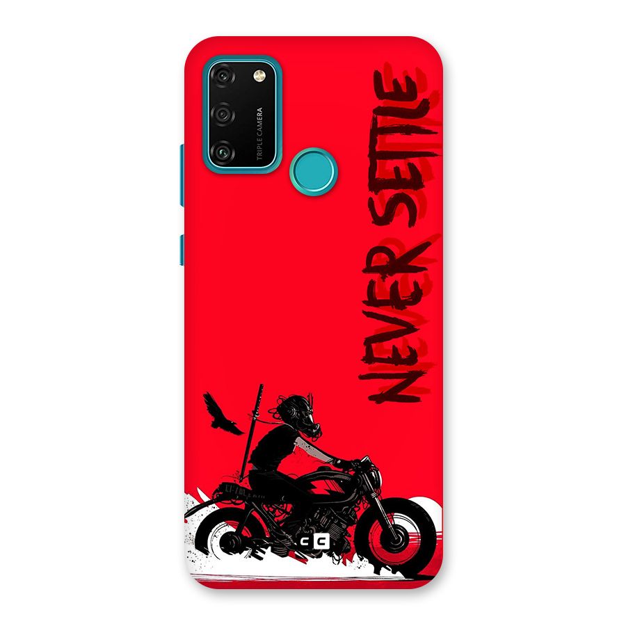 Never Settle Ride Back Case for Honor 9A