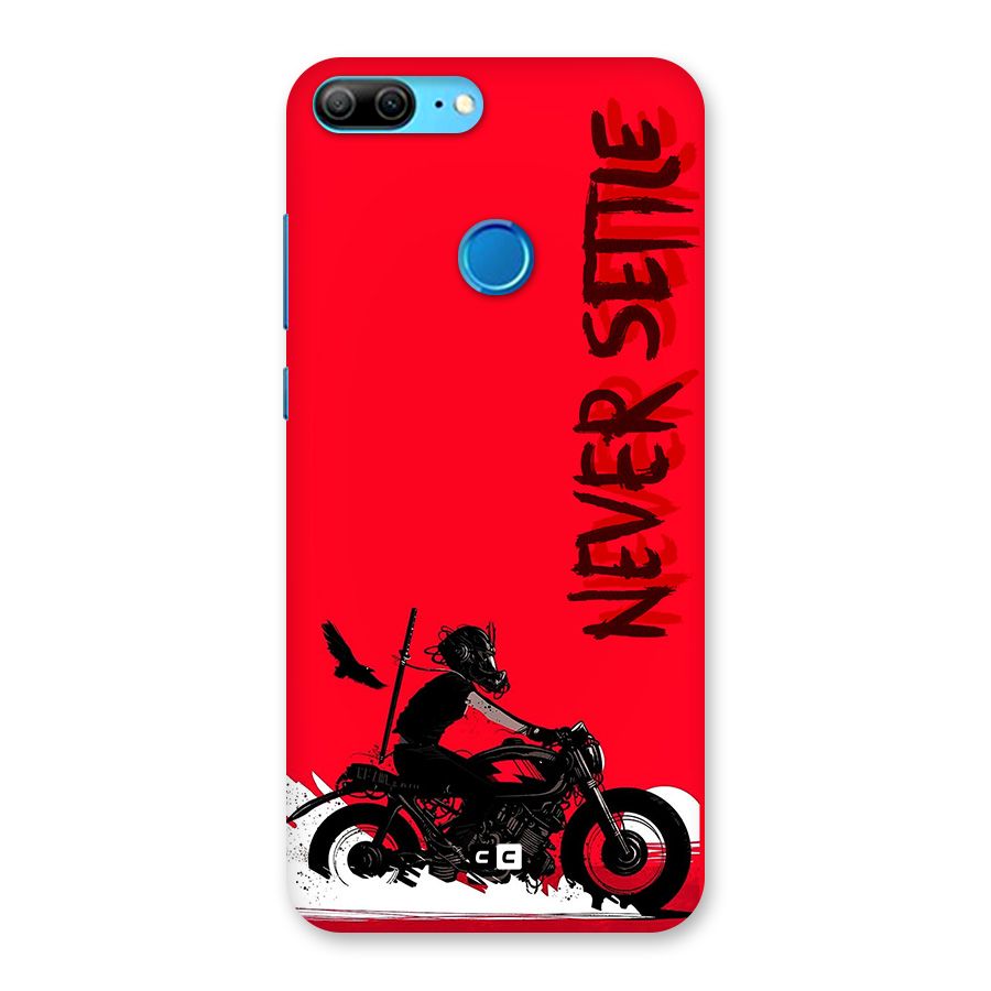 Never Settle Ride Back Case for Honor 9 Lite