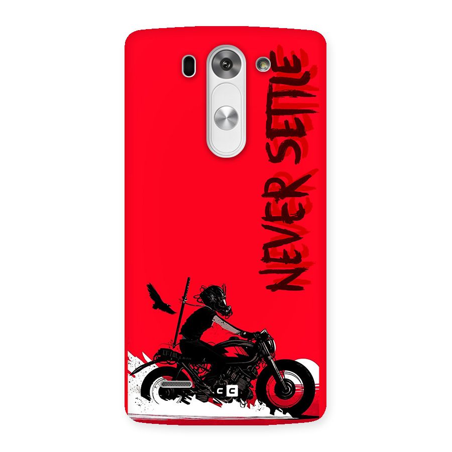 Never Settle Ride Back Case for LG G3 Mini