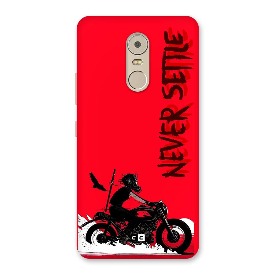 Never Settle Ride Back Case for Lenovo K6 Note