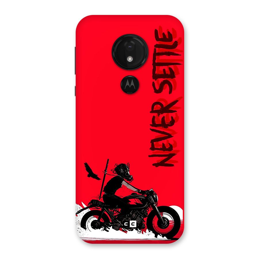 Never Settle Ride Back Case for Moto G7 Power