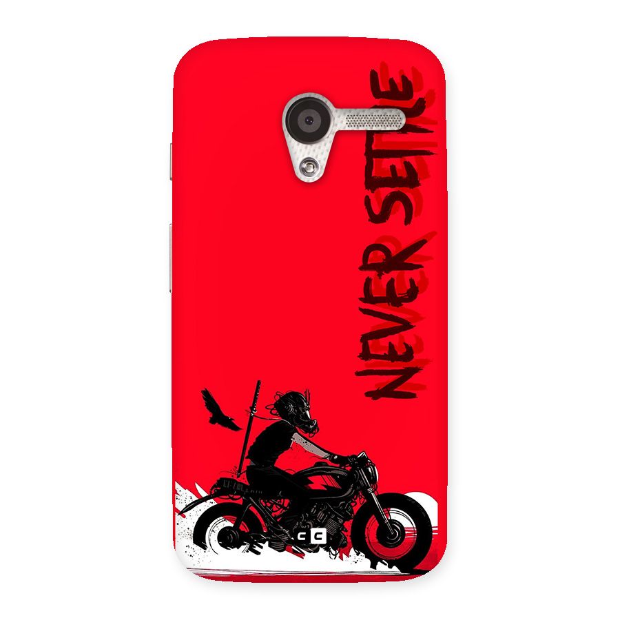 Never Settle Ride Back Case for Moto X