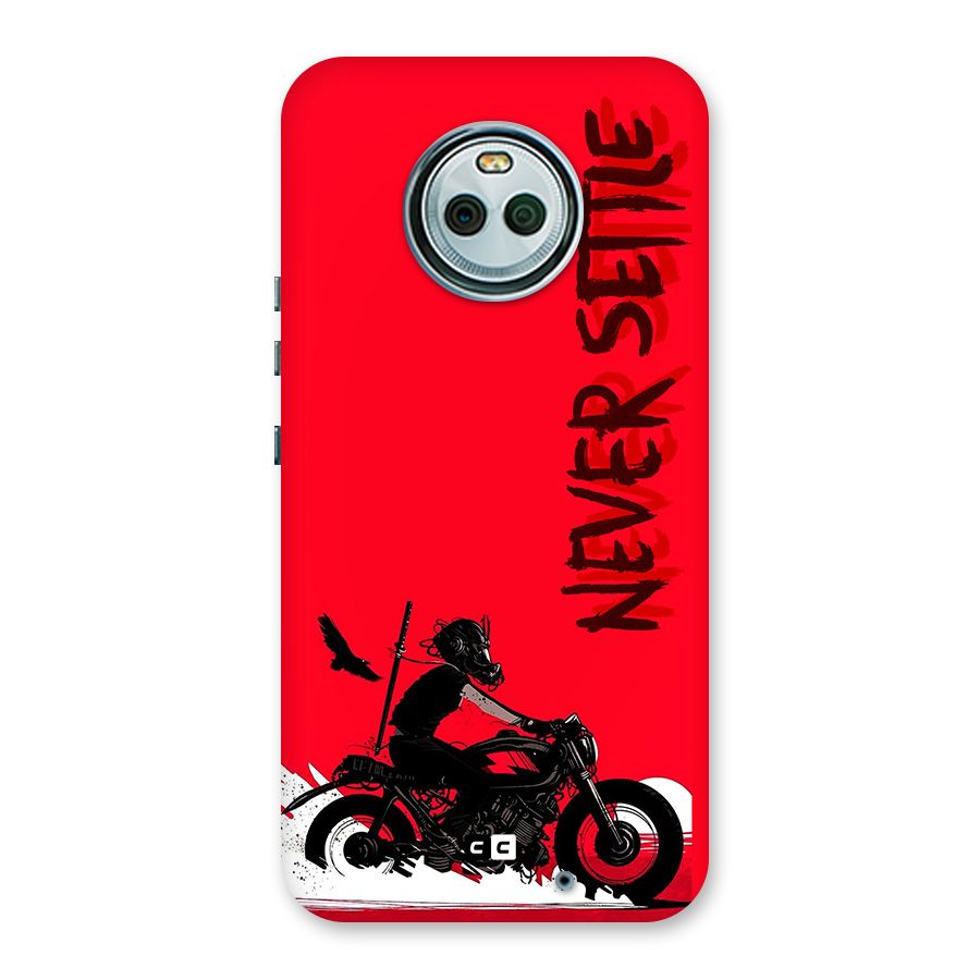 Never Settle Ride Back Case for Moto X4