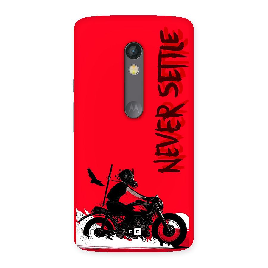 Never Settle Ride Back Case for Moto X Play